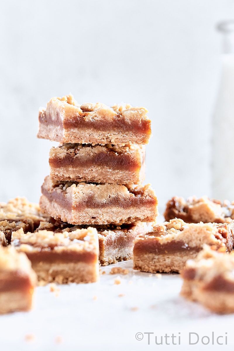 Salted Caramel Crumb Bars