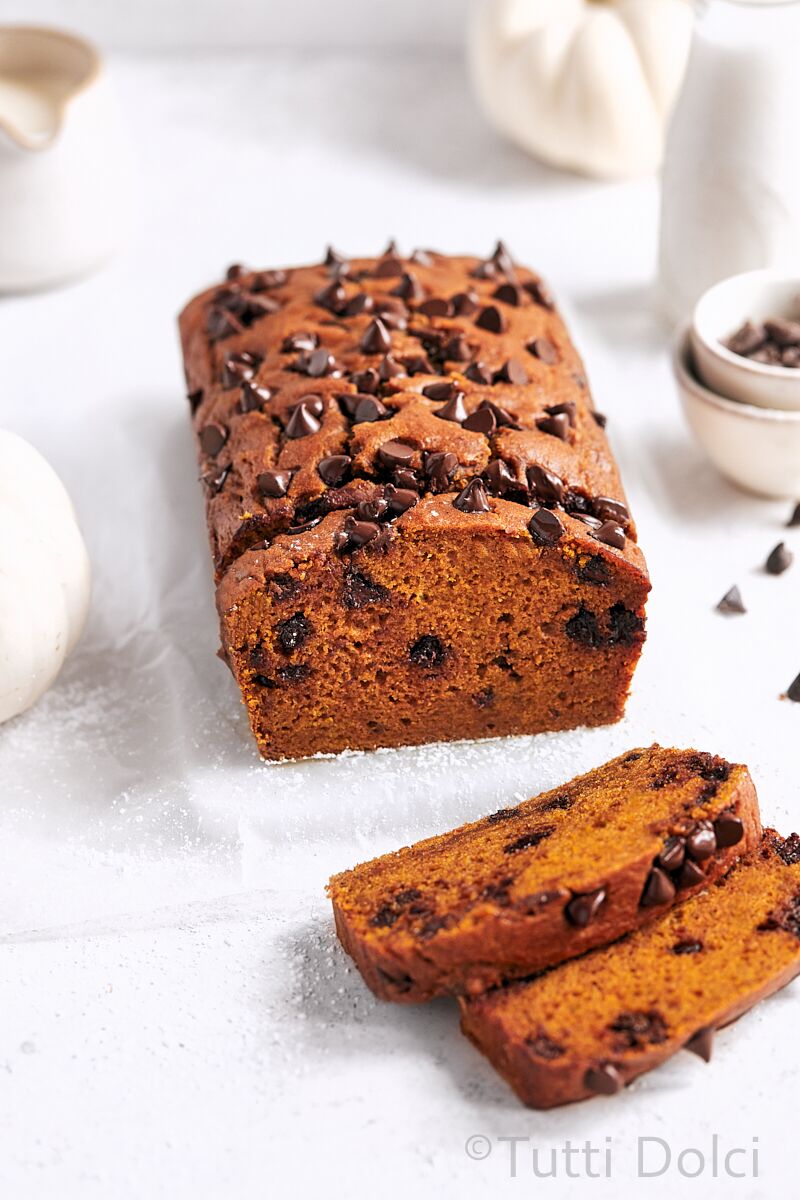 Pumpkin Chocolate Chip Bread