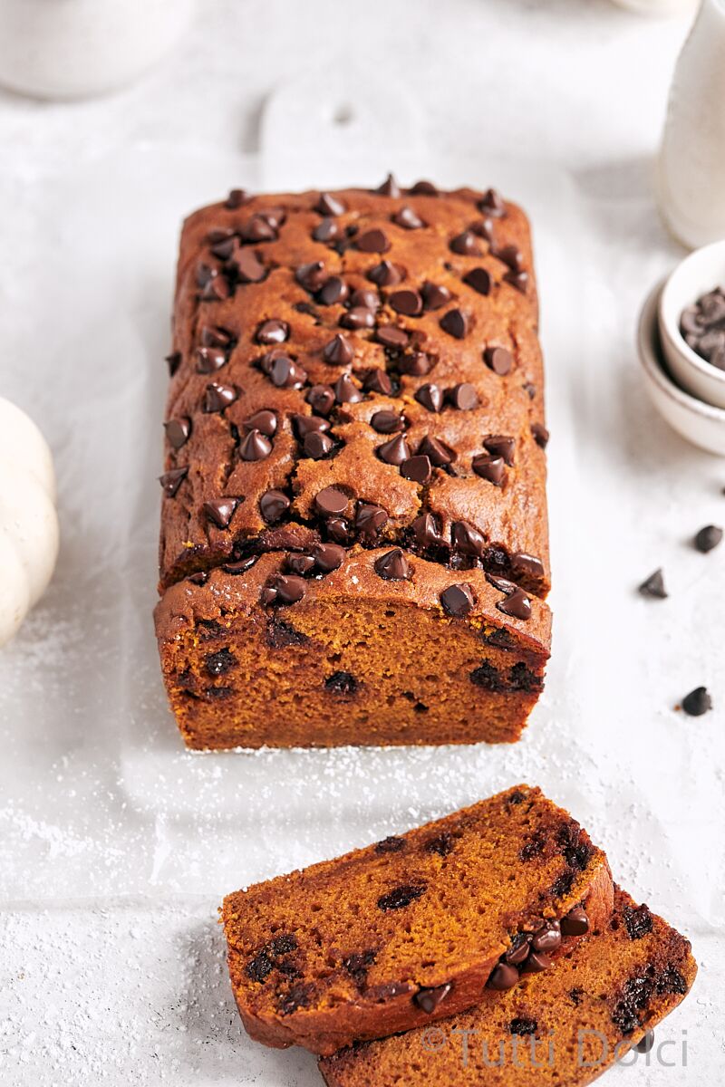 Pumpkin Chocolate Chip Bread