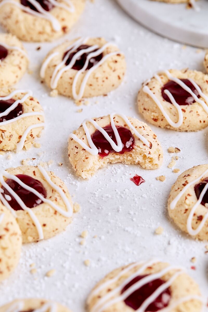 Almond Thumbprint Cookies