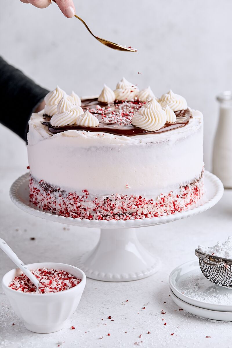 Chocolate Peppermint Layer Cake