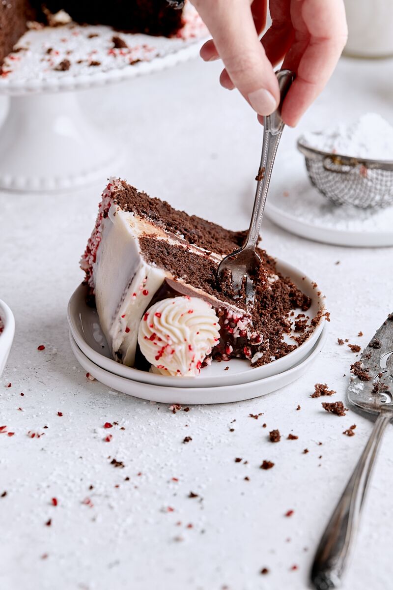 Chocolate Peppermint Layer Cake