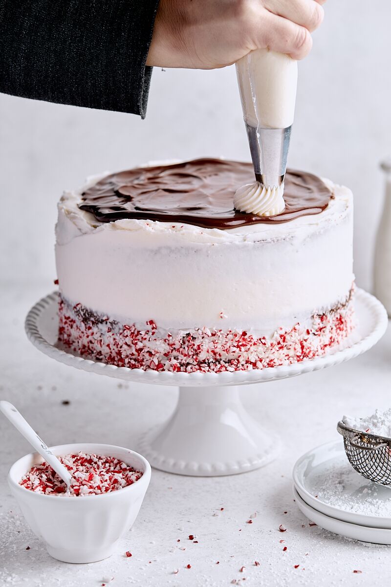 Chocolate Peppermint Layer Cake