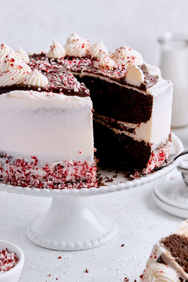Chocolate Peppermint Layer Cake