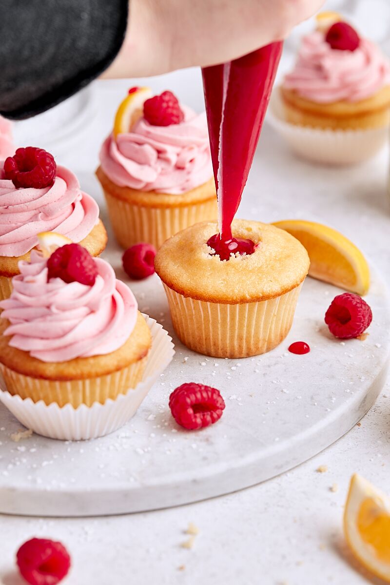 Raspberry Lemon Cupcakes