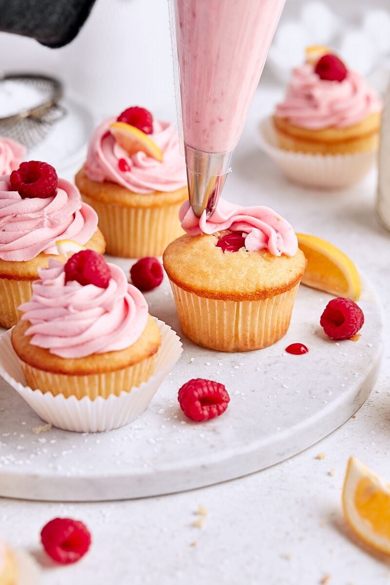 Raspberry Lemon Cupcakes