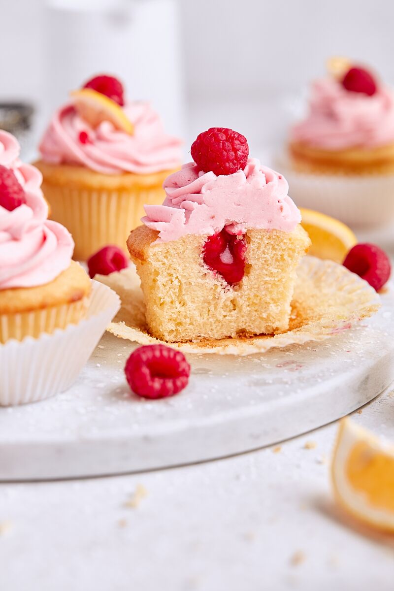 Raspberry Lemon Cupcakes
