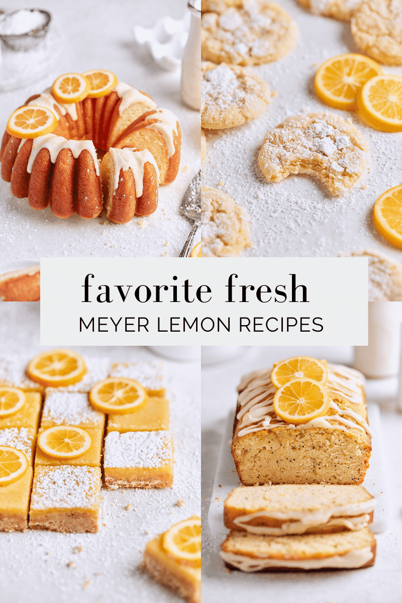Favorite Fresh Meyer Lemon Recipes