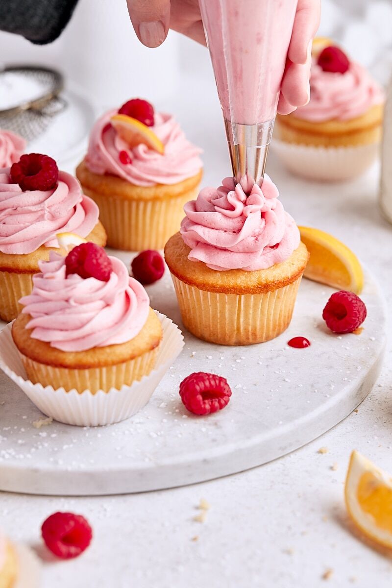 Raspberry Lemon Cupcakes