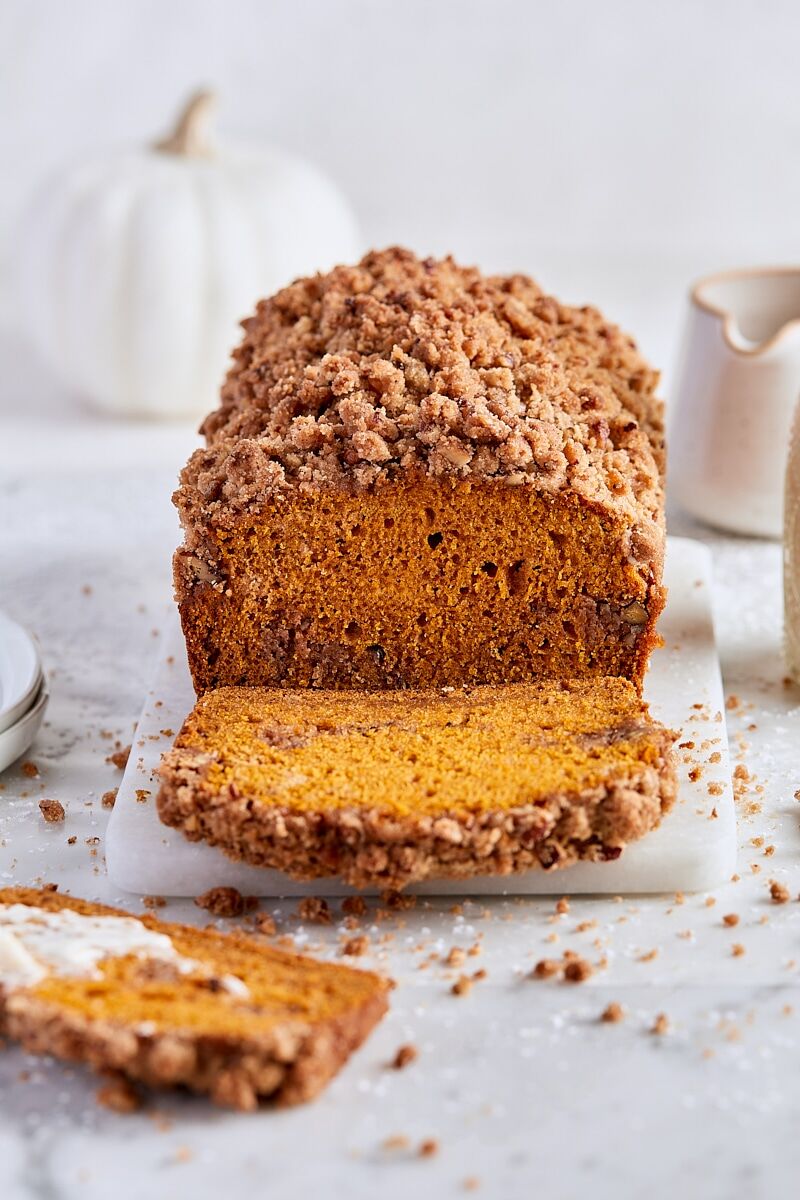 Pumpkin Spice Streusel Bread