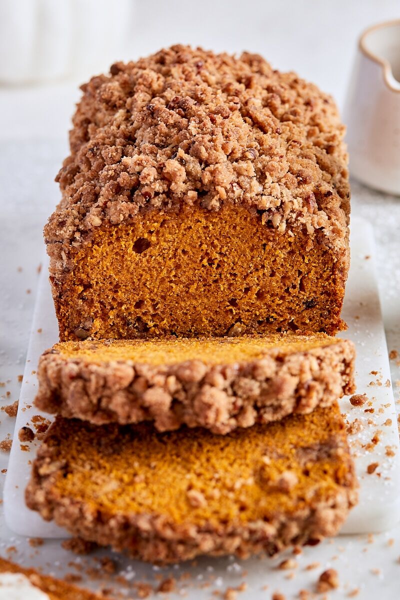 Pumpkin Spice Streusel Bread