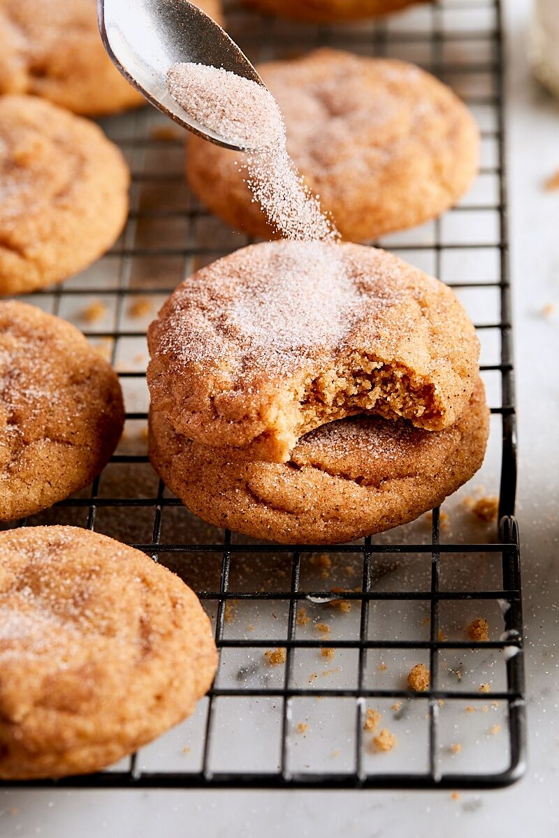 Pumpkin Snickerdoodle Cookies