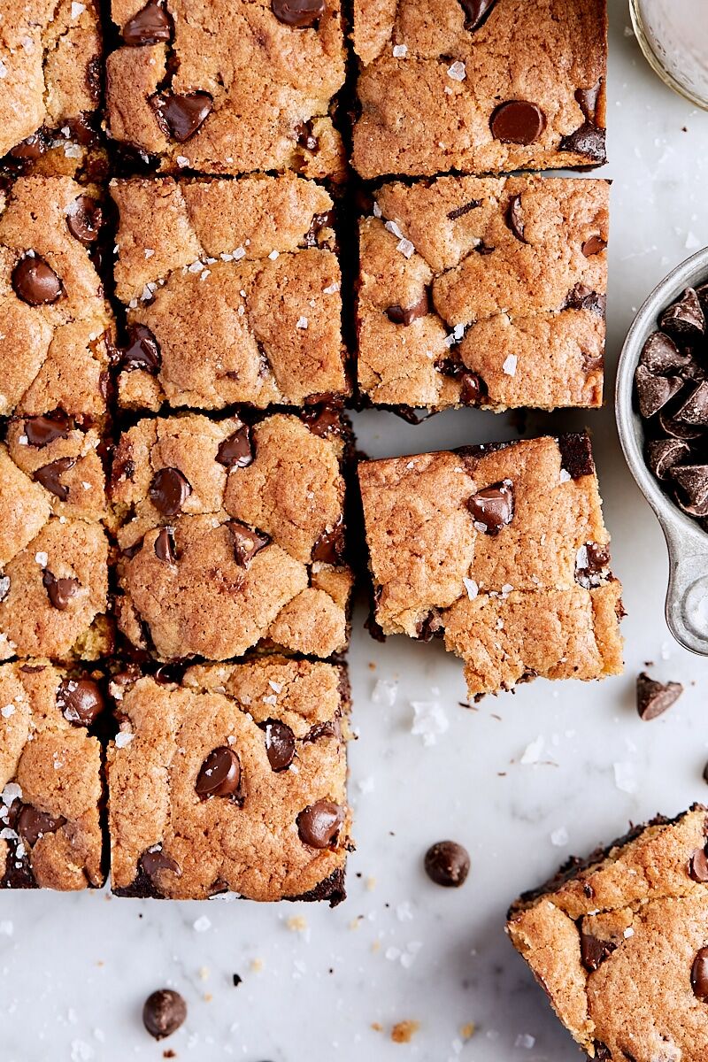 Chocolate Chip Cookie Brownie Bars (Brookies)