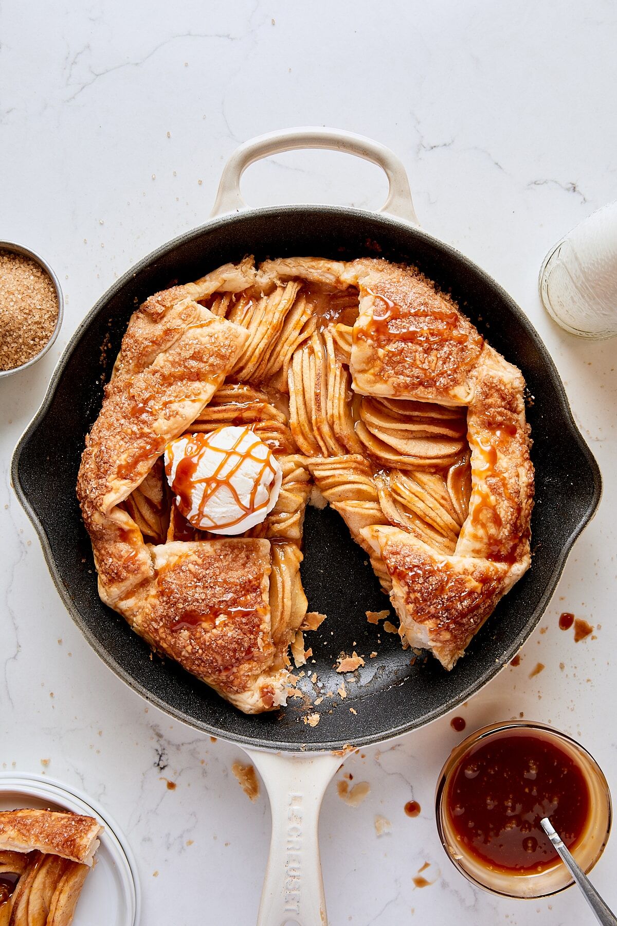 Apple Galette with Puff Pastry