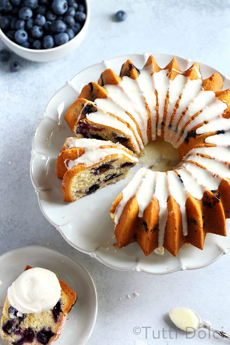 Blueberry Lemon Bundt Cake