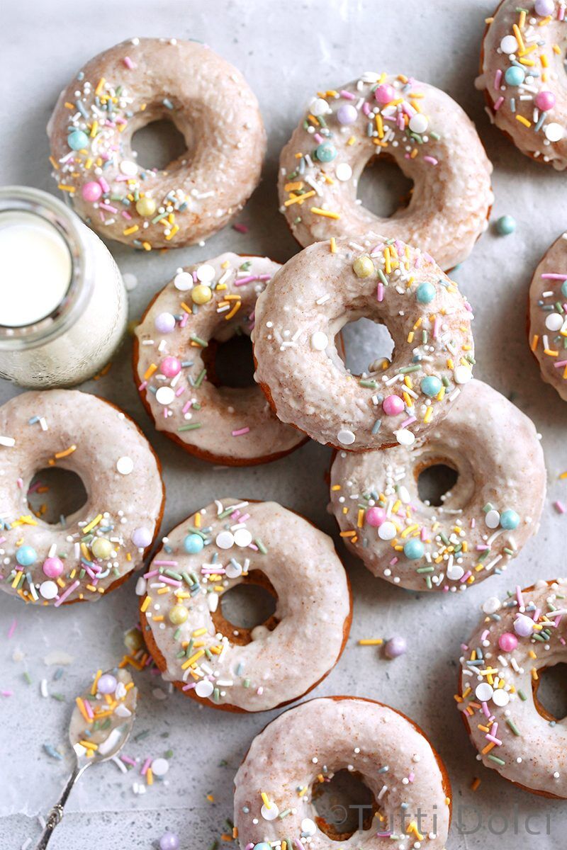 Baked Carrot Cake Doughnuts