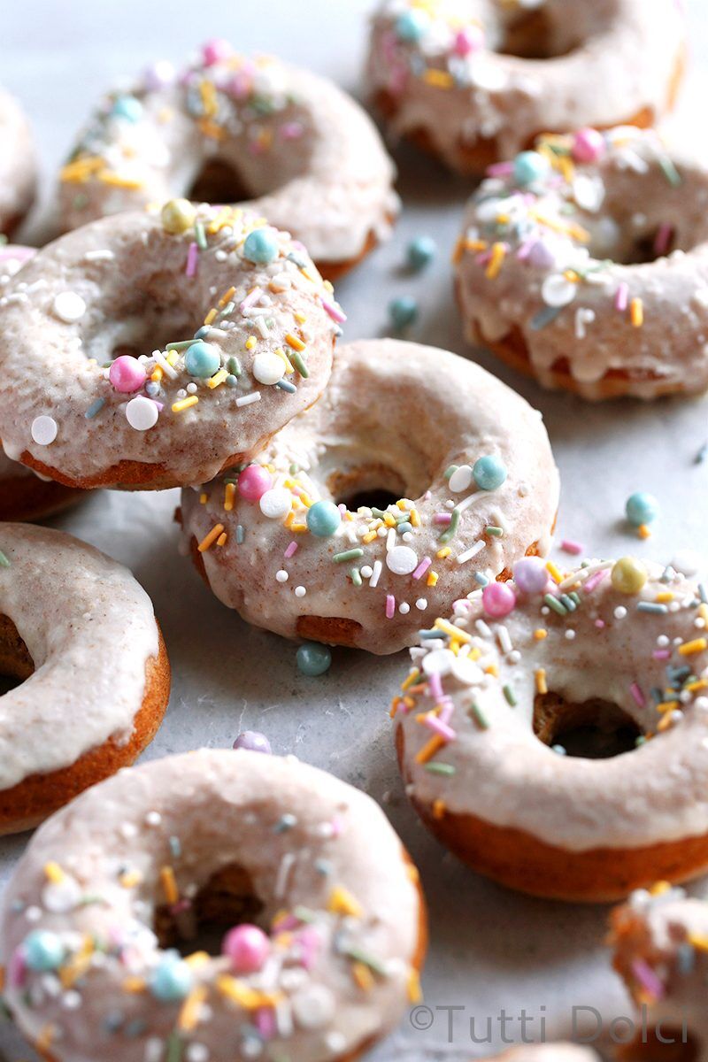 Baked Carrot Cake Doughnuts