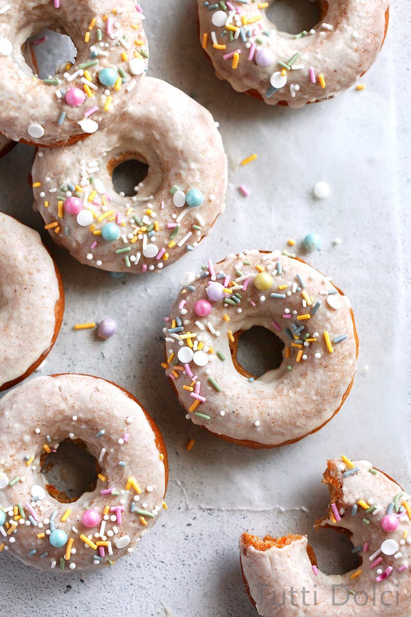 Baked Carrot Cake Doughnuts