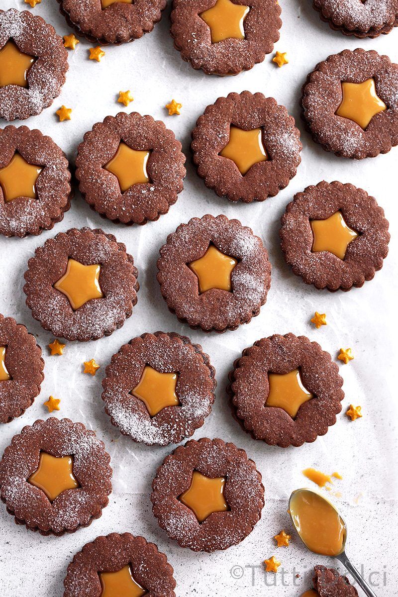 Chocolate Dulce de Leche Sandwich Cookies