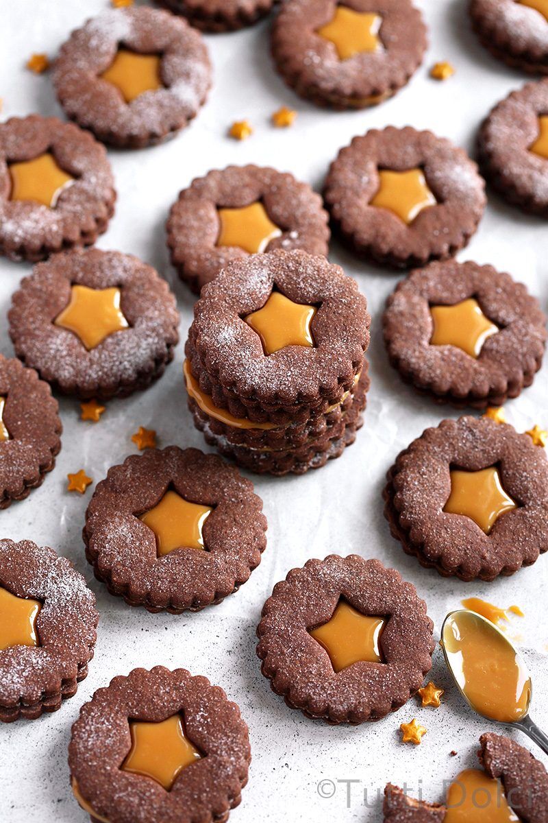 Chocolate Dulce de Leche Sandwich Cookies