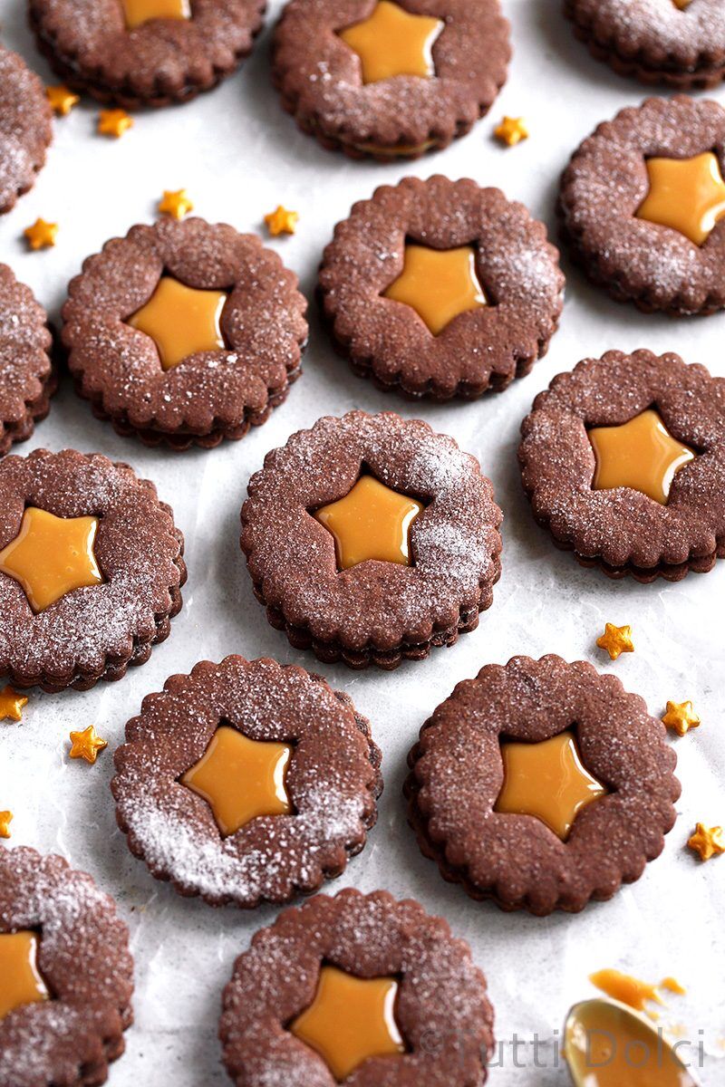 Chocolate Dulce de Leche Sandwich Cookies