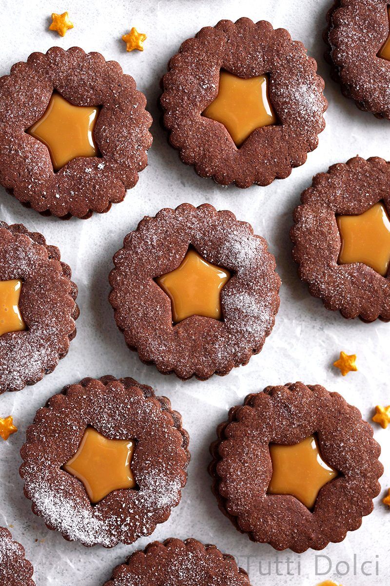 Chocolate Dulce de Leche Sandwich Cookies
