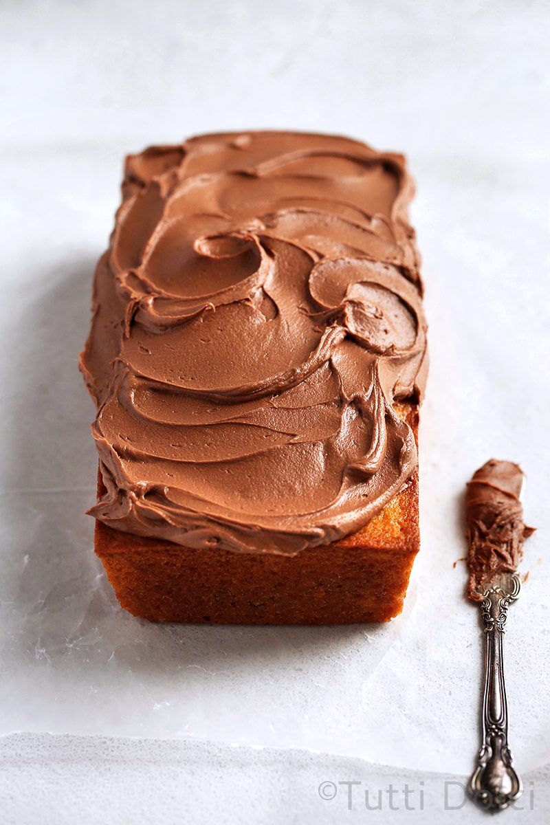 Nutella Swirl Loaf Cake